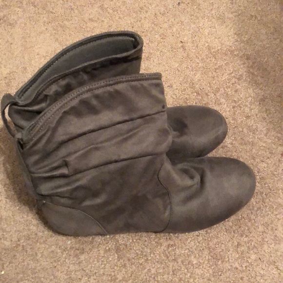 Gray Booties - Picture 1 of 1